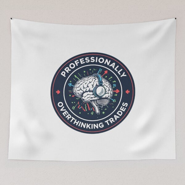 Item preview, Professionally Overthinking Trades Funny Shirt designed and sold by KapiPrint.