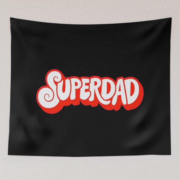 Item preview, Bold “SUPERDAD” Hero‑Style Typography – Fun Father’s Day Graphic for Gifts & Merch designed and sold by Bright Nest Studio.