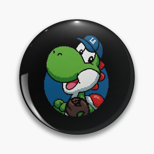 Item preview, Yoshi Yamamoto LA Baseball Pixel Art designed and sold by HughIeas.