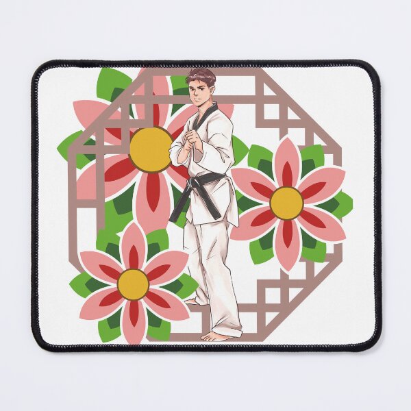 Item preview, Taekwondo Master & Lotus Flowers - Martial Harmony designed and sold by Kanniax.