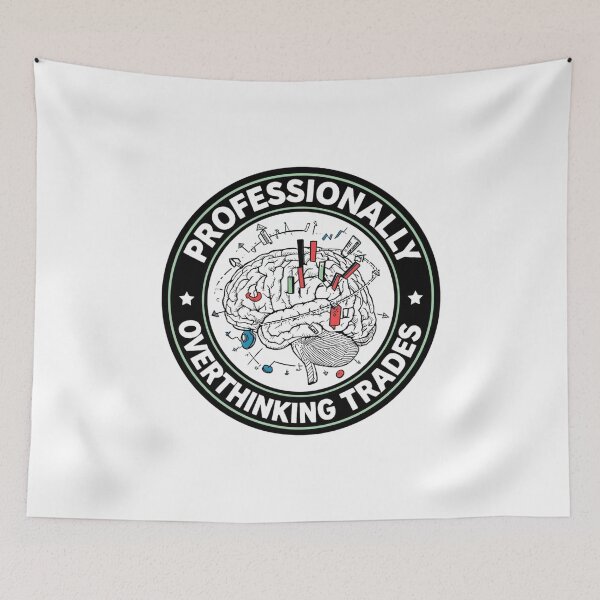 Item preview, Professionally Overthinking Trades Funny Shirt designed and sold by KapiPrint.