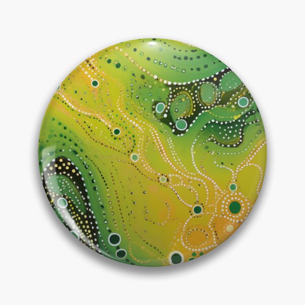 Item preview, Aboriginal Inspired Dot Art - Poisoned River designed and sold by GrinGalore.