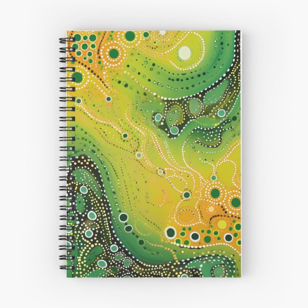 Item preview, Aboriginal Inspired Dot Art - Poisoned River designed and sold by GrinGalore.