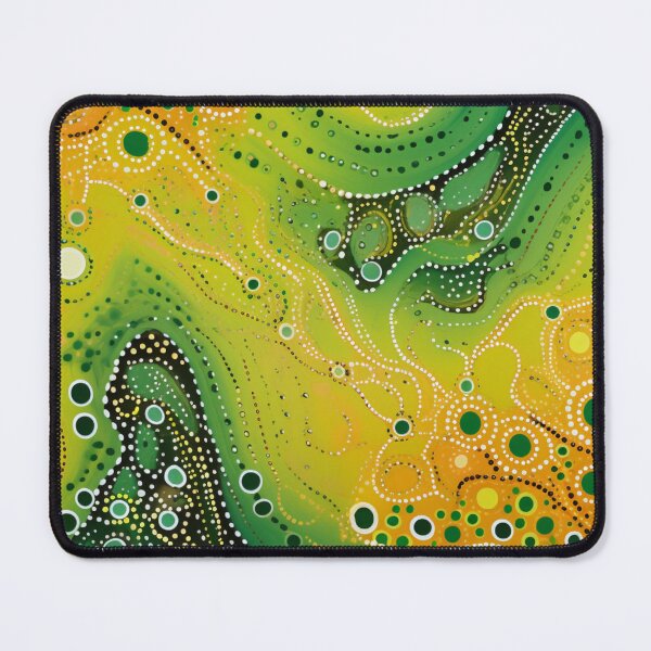 Item preview, Aboriginal Inspired Dot Art - Poisoned River designed and sold by GrinGalore.