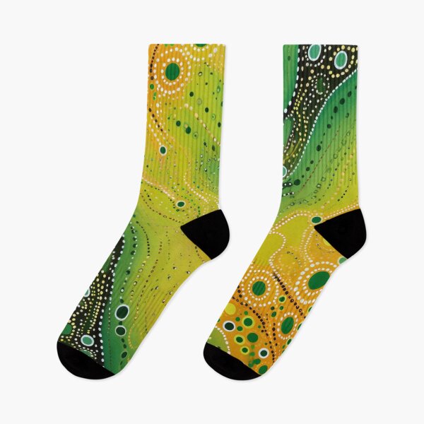Item preview, Aboriginal Inspired Dot Art - Poisoned River designed and sold by GrinGalore.