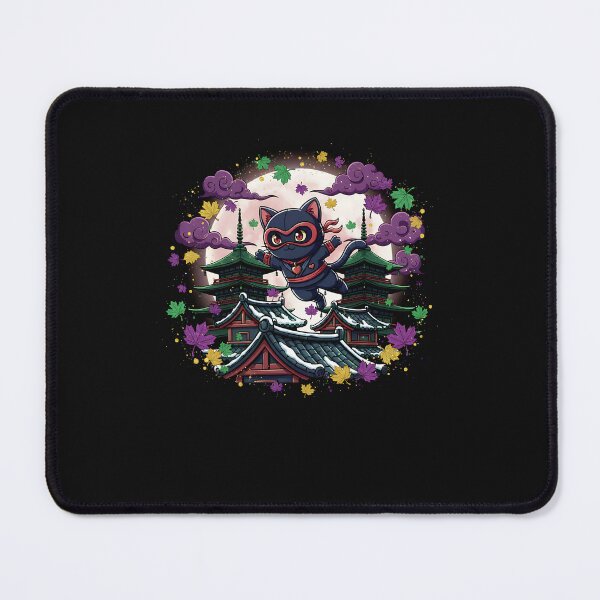 Item preview, Carnival Ninja Cat – Japanese Mardi Gras Night designed and sold by Intomindfood.