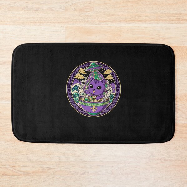Item preview, Carnival Alien Ramen Cat – Japanese Mardi Gras designed and sold by Intomindfood.