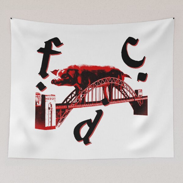 Item preview, Silhouette Pig On Bridge designed and sold by Tallboy666.