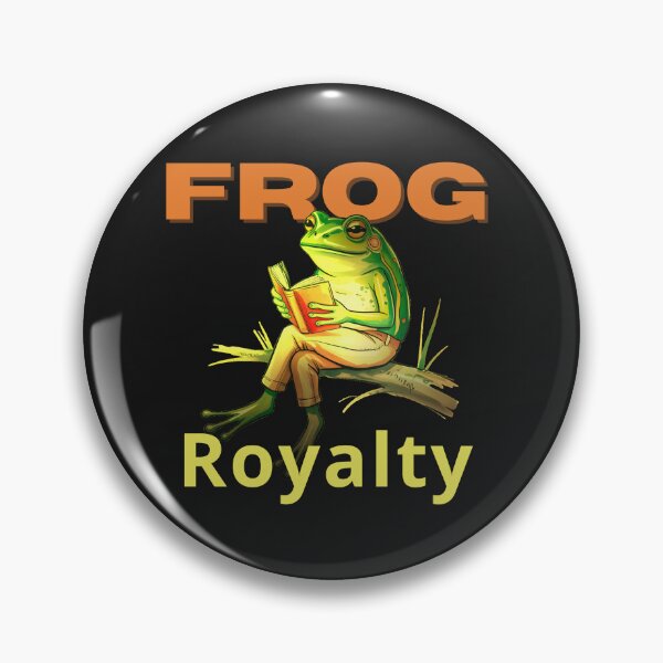Item preview, Frog Royalty – Funny Reading Frog Book Lover Design designed and sold by Aquarius-club.