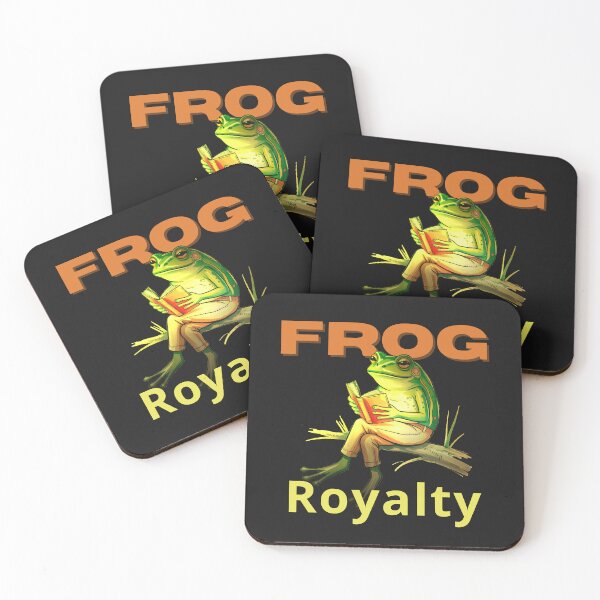 Item preview, Frog Royalty – Funny Reading Frog Book Lover Design designed and sold by Aquarius-club.