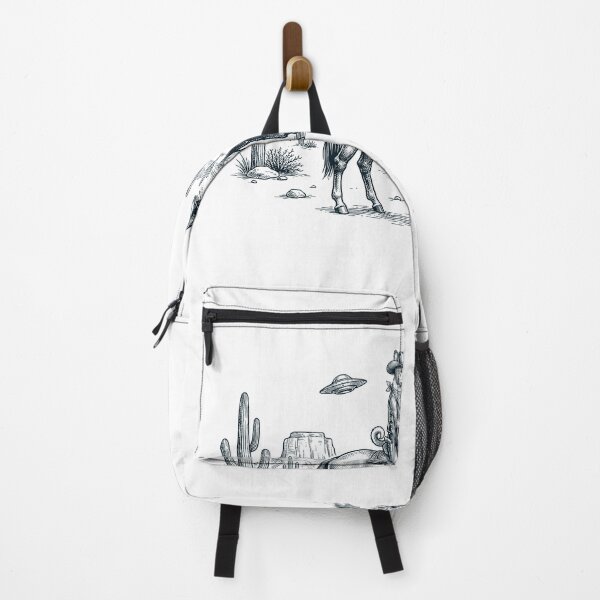 Item preview, Vintage Basenji Cowboy Desert Horse UFO Cactus Dog Lover designed and sold by DoodleTortle.