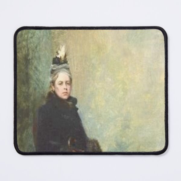 Item preview, Portrait de femme en manteau avec un parapluie designed and sold by SharonTheFirst.