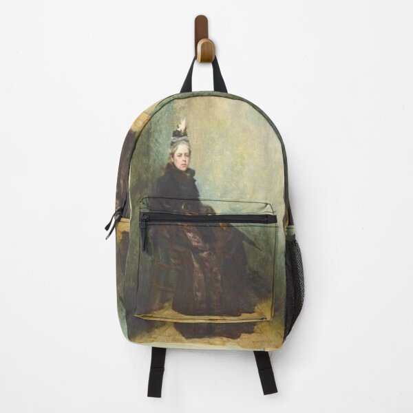 Item preview, Portrait de femme en manteau avec un parapluie designed and sold by SharonTheFirst.