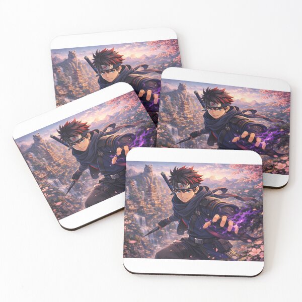 Item preview, Epic Anime Ninja Warrior with Dark Energy Power designed and sold by Anshugoyal.