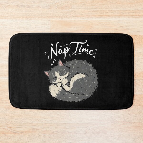 Item preview, Nap Time Cute Sleeping Cat Doodle Art designed and sold by Faithful Inspiration.