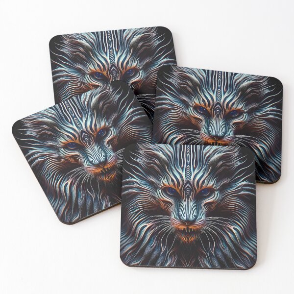 Item preview, The Feline of the Astral Flames designed and sold by Seve-IA.