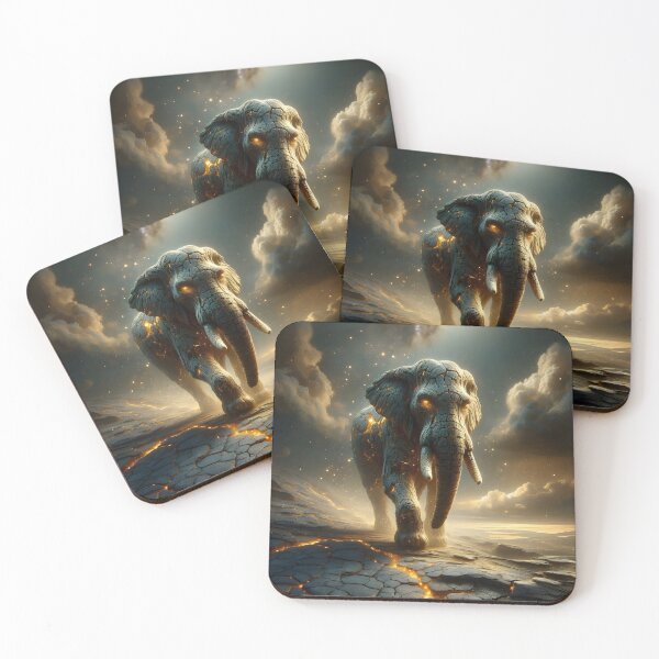 Item preview, The Elephant of the Incandescent Lands designed and sold by Seve-IA.