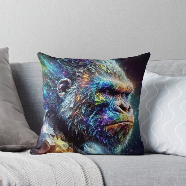 Item preview, Luminous geometric gorilla designed and sold by Seve-IA.