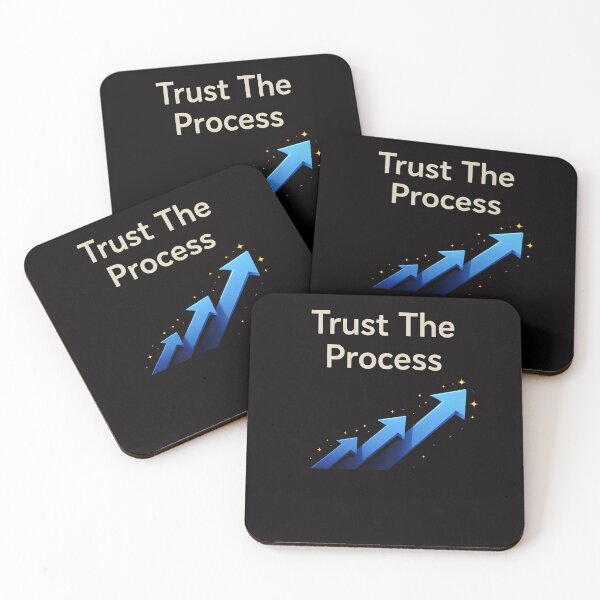 Item preview, Trust The Process Motivational Growth Mindset Design designed and sold by Tropivaro.