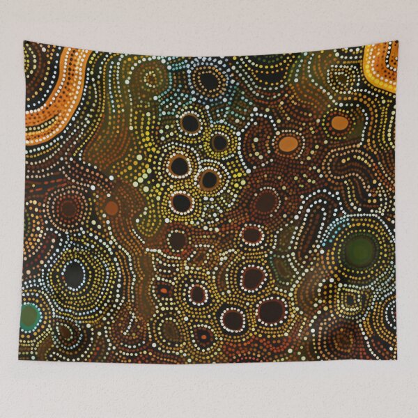 Item preview, Aboriginal Inspired Dot Art - Swamp designed and sold by GrinGalore.