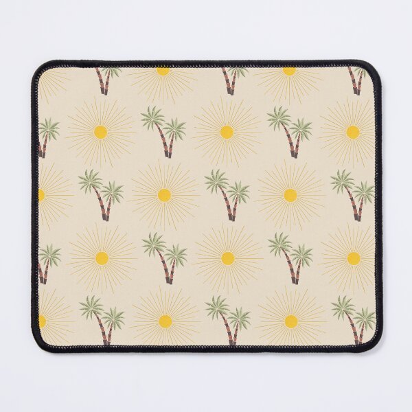 Item preview, Retro Oasis Palms & Suns - Mid-Century Tropical Desert Pattern designed and sold by NoemiMarozsan.