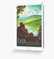 NASA Tourism - Earth Greeting Card