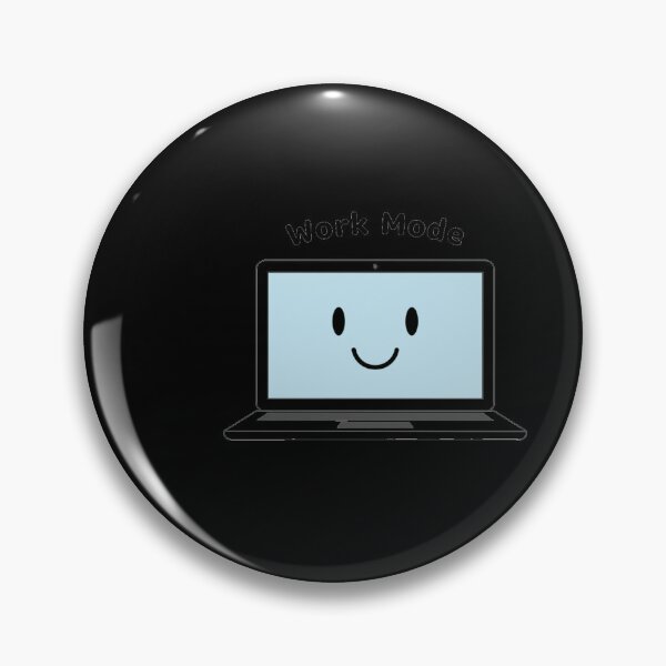 Item preview, Work Mode Smiling Laptop Productivity Design designed and sold by Faithful Inspiration.