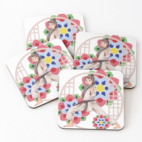 Item preview, Young Taekwondo Champion - Manga Floral Art designed and sold by Kanniax.