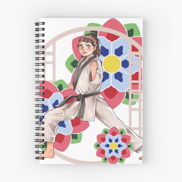 Item preview, Young Taekwondo Champion - Manga Floral Art designed and sold by Kanniax.
