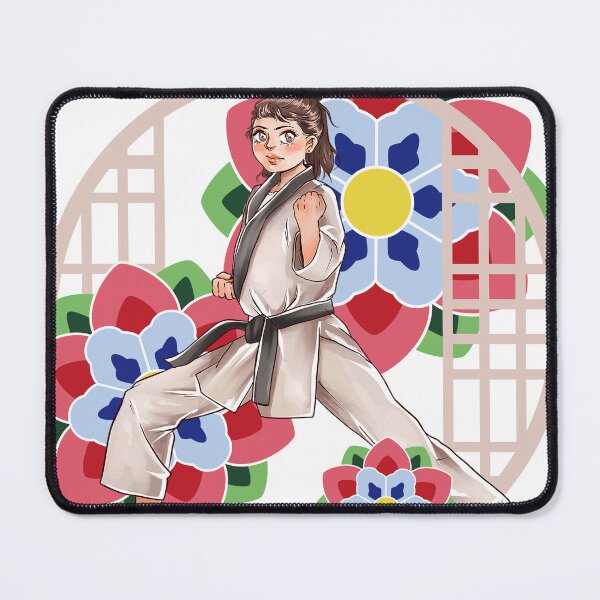Item preview, Young Taekwondo Champion - Manga Floral Art designed and sold by Kanniax.