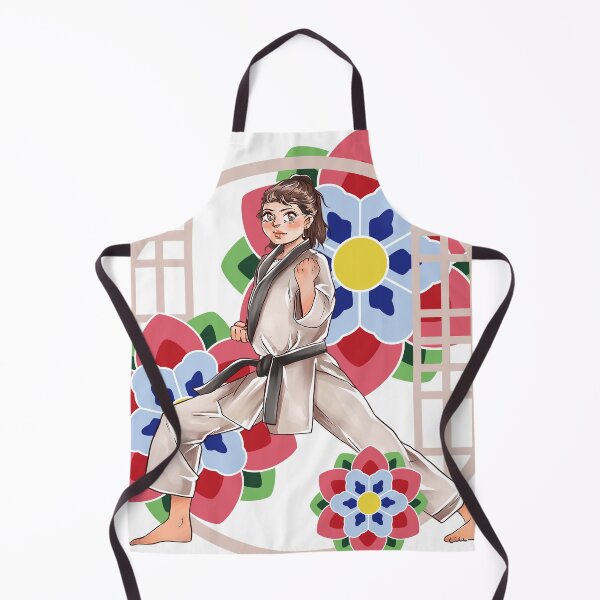Item preview, Young Taekwondo Champion - Manga Floral Art designed and sold by Kanniax.