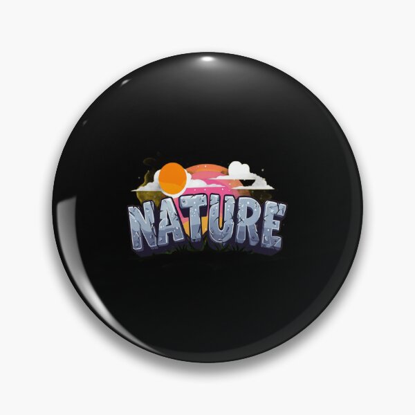 Item preview, Vibrant “NATURE” Stone‑Style Graphic – Outdoor Adventure Art for Posters & Eco‑Themed Merch designed and sold by Bright Nest Studio.