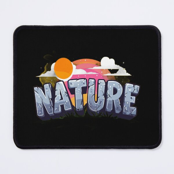Item preview, Vibrant “NATURE” Stone‑Style Graphic – Outdoor Adventure Art for Posters & Eco‑Themed Merch designed and sold by Bright Nest Studio.