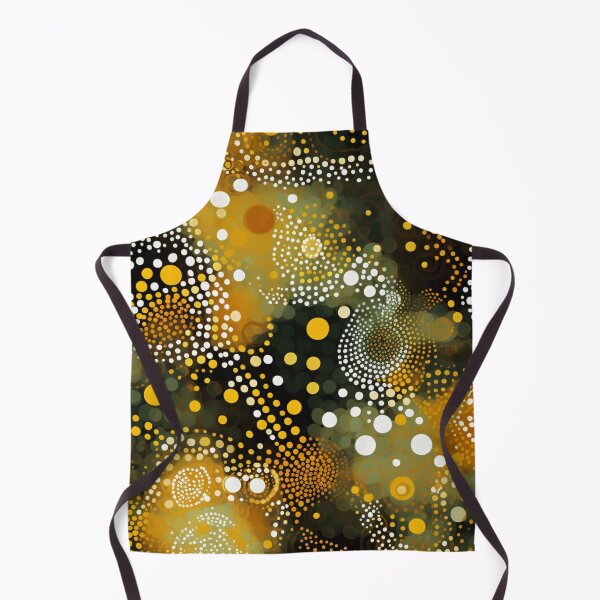 Item preview, Aboriginal Inspired Dot Art - Moss Green Pattern designed and sold by GrinGalore.