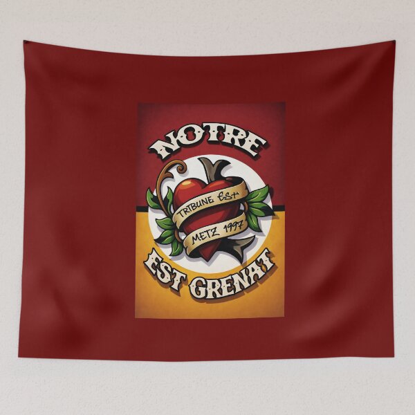 Item preview, Horda Frenetik Notre Est Grenat designed and sold by canvasriddle.