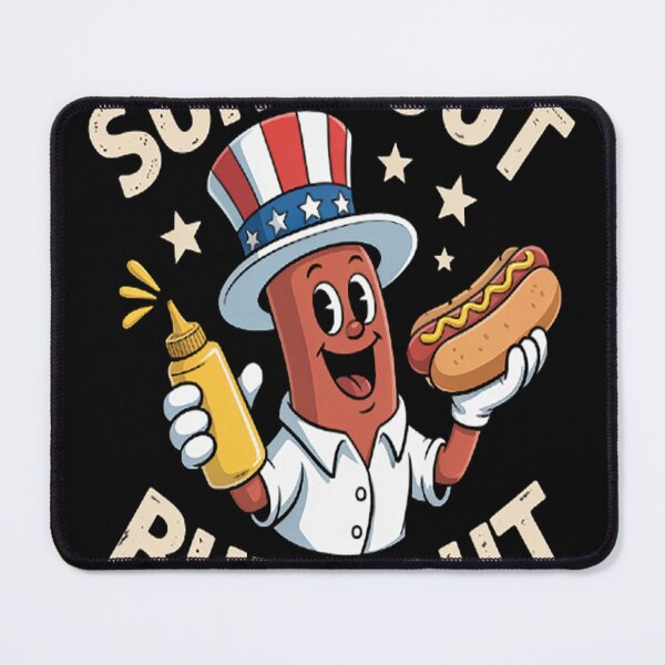 Item preview, 4th July Suns Out Buns Out Hotdog Patriotic designed and sold by gandebro.