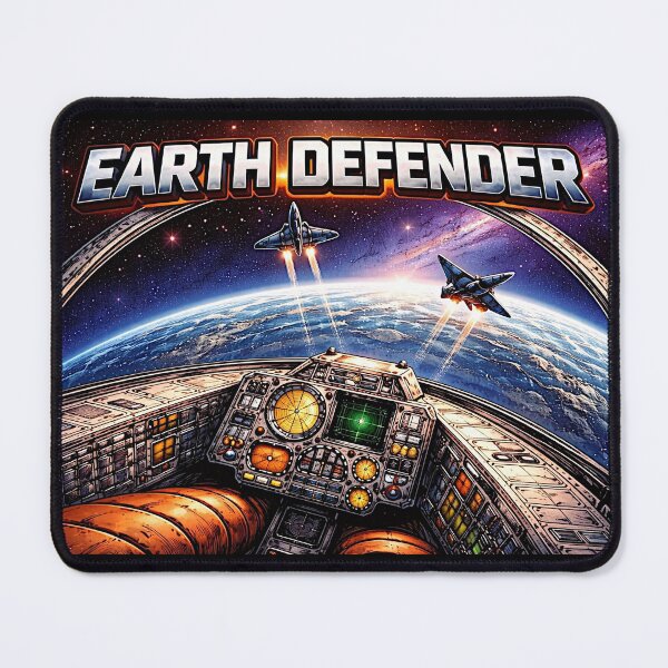 Item preview, Defender of the Earth (UFO landing) designed and sold by NubesDesignCH.