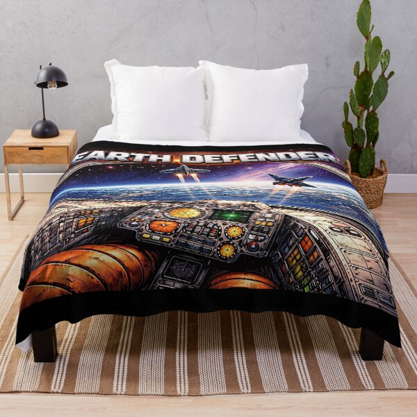 Item preview, Defender of the Earth (UFO landing) designed and sold by NubesDesignCH.