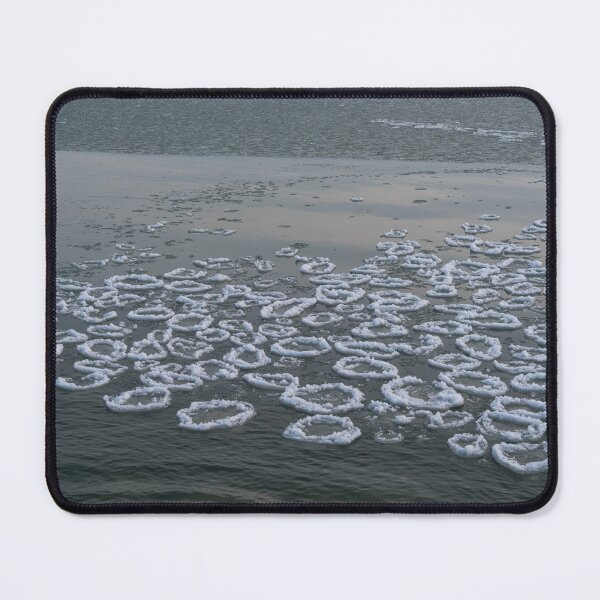 Item preview, Cool Ring-Shaped Ice on Lake Surface designed and sold by Georgia Mizuleva.