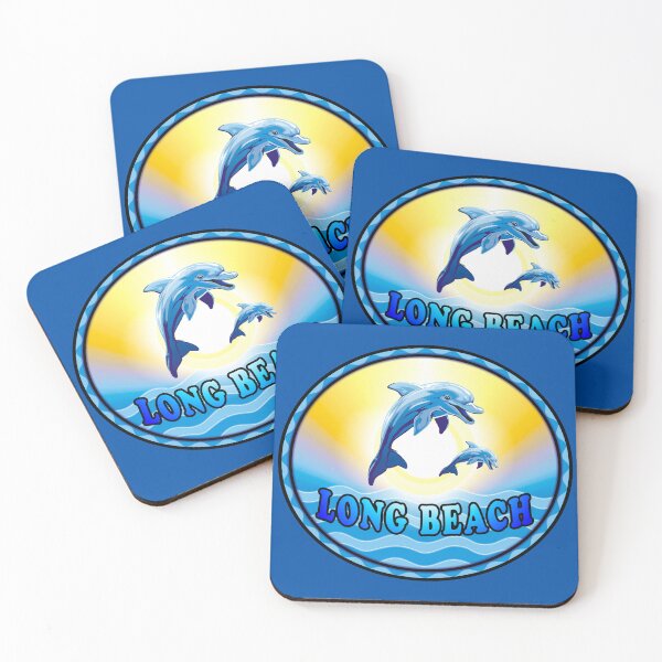 Item preview, Long Beach NSW Australia dolphins designed and sold by antonietta40.