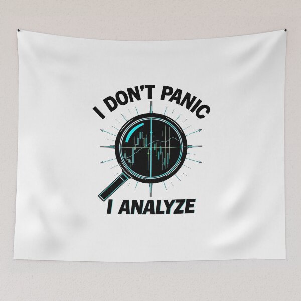 Item preview, I Don't Panic I Analyze Trader Shirt designed and sold by KapiPrint.