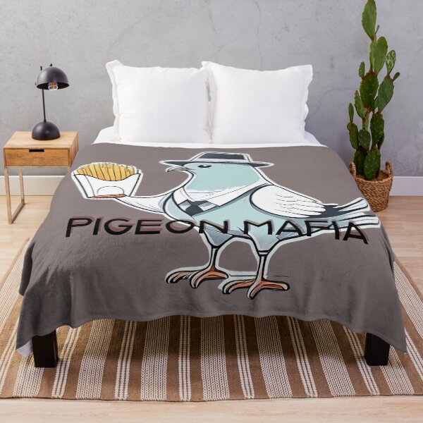Item preview, Pigeon Mafia – Funny Cartoon Pigeon With French Fries designed and sold by ChernivtsiSkoda.