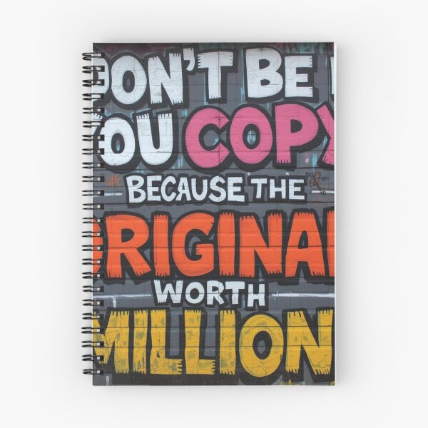 Item preview, Don't be a copy  because the original is worth millions designed and sold by Bobigreg.