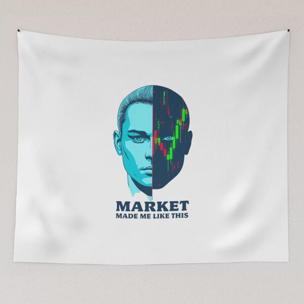 Item preview, Market Made Me Like This Funny Shirt designed and sold by KapiPrint.