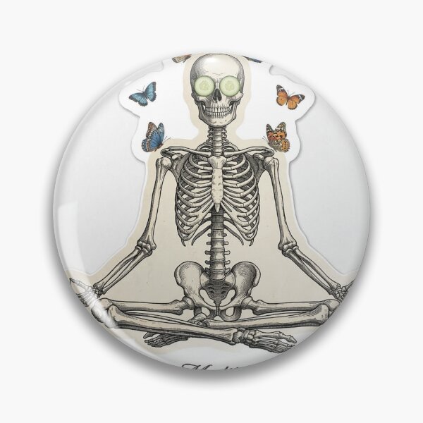 Item preview, The "Self-Care Skeleton" designed and sold by Aureva Arts.