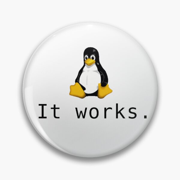 Artikelvorschau, Linux-Pinguin-Logo. Linux funktioniert einfach und läuft fast überall. entworfen und verkauft von LittleGreyMan2026.