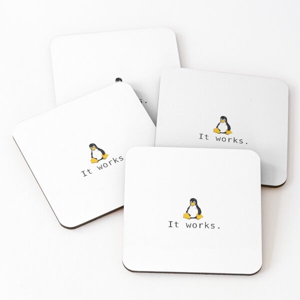 Item preview, Linux penguin logo. Linux just works and runs almost everywhere. designed and sold by LittleGreyMan2026.