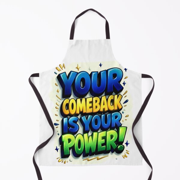 Item preview, Your Comeback Is Your Power - Vibrant Comic Style Motivational Quote designed and sold by Serjames.