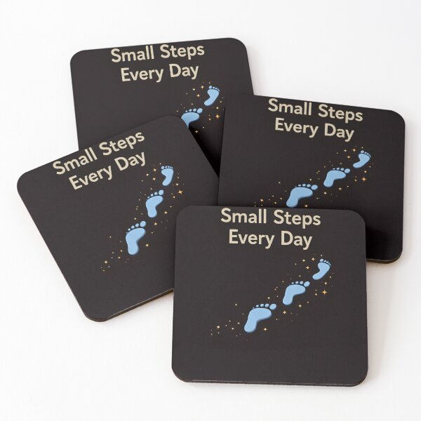 Item preview, Small Steps Every Day Motivational Growth Mindset Design designed and sold by Tropivaro.