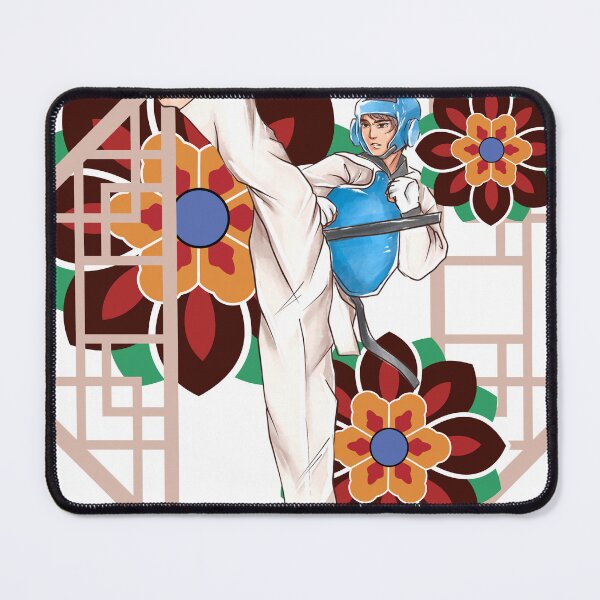 Item preview, Taekwondo Sparring - Blue High Kick designed and sold by Kanniax.